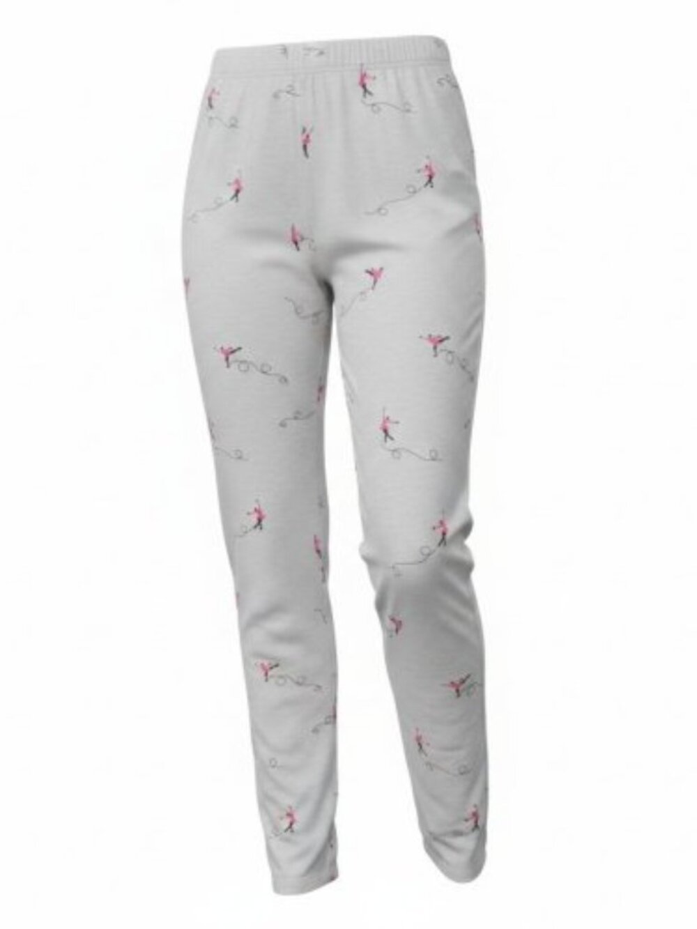 GAP KIDS Tan Fleece Lined Ice Skater Print Leggings Girls XL Size 12